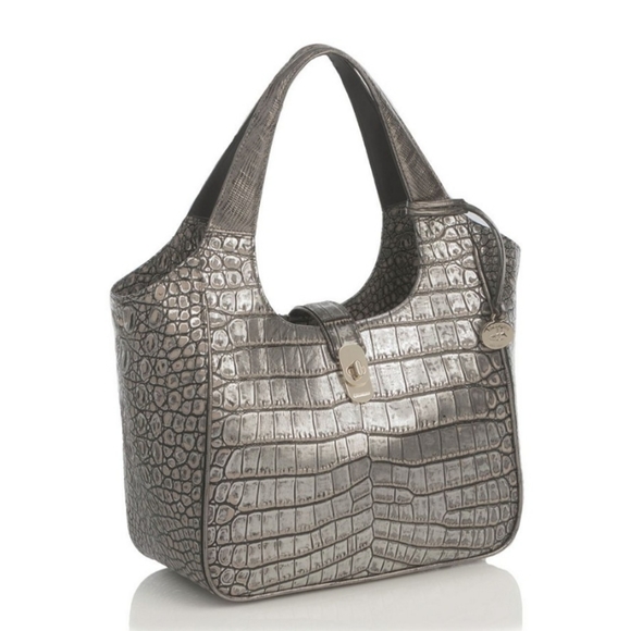 ๐๐ค BRAHMIN Steel SMALL CARLA Handbag & ADY WALLET ๐ค๐ - Picture 4 of 17